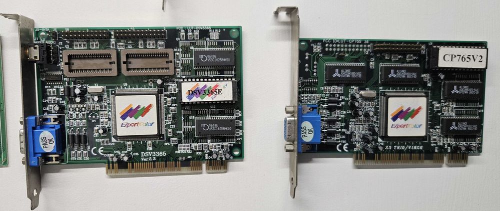 Karty graficzne PCI Retro S3Trio 64v+ DX2 Virge 1 MB 2 MB