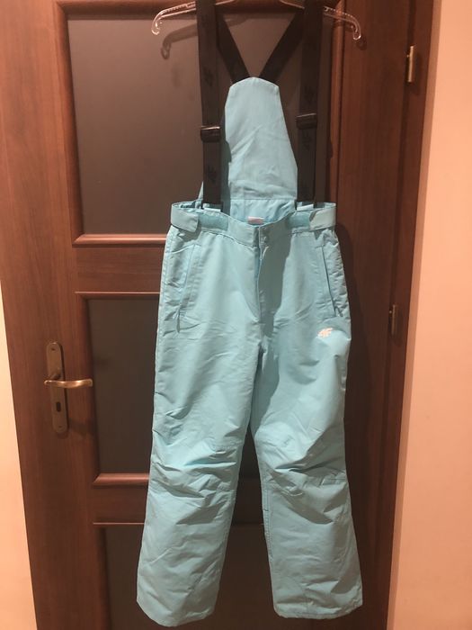Kombinezon 4F 164 komplet, mięta, kurtka, spodnie narciarskie