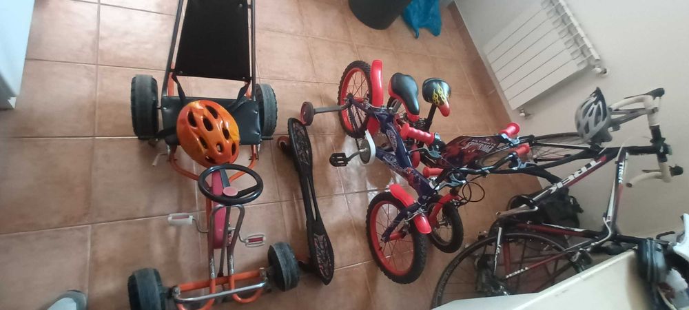 Carro a pedais criança, bicicleta overbord