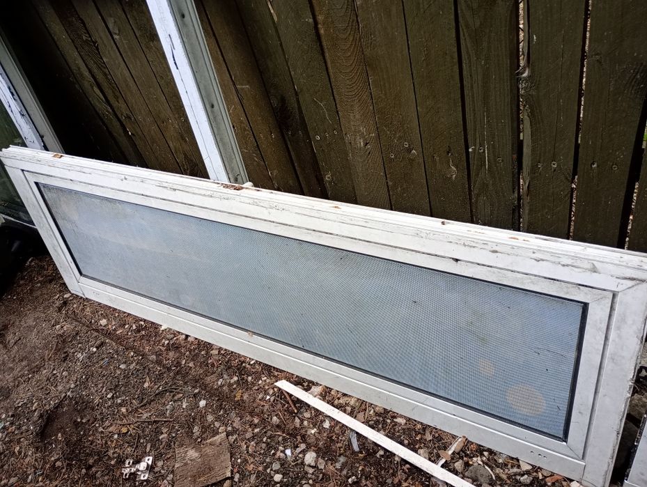 Okno aluminiowe uchylne ok 200 x 60 cm dostępne 2 sztuki