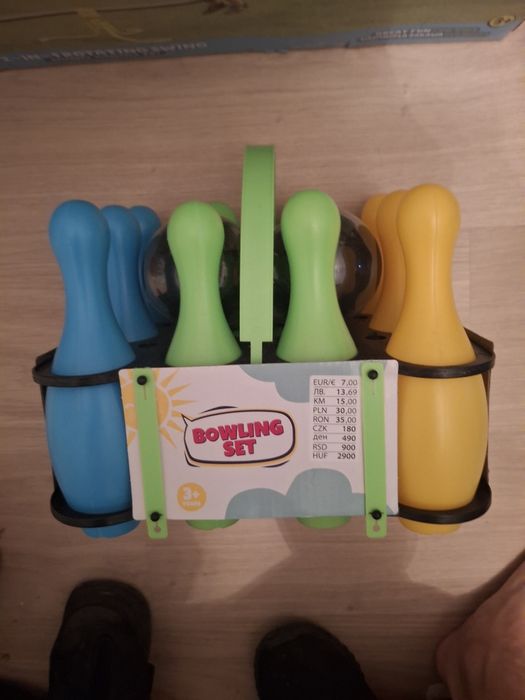Gra kręgle zabawa do ogrodu