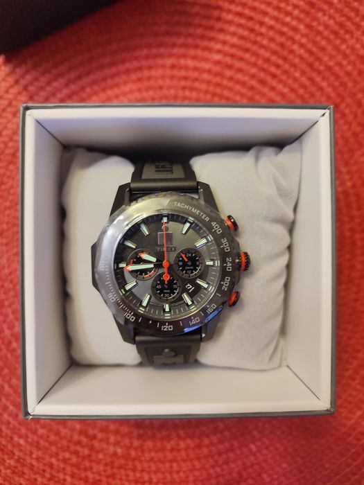 Męski Zegarek Timex Ironman Adrenaline Pro Black, wodoszczelny WR100