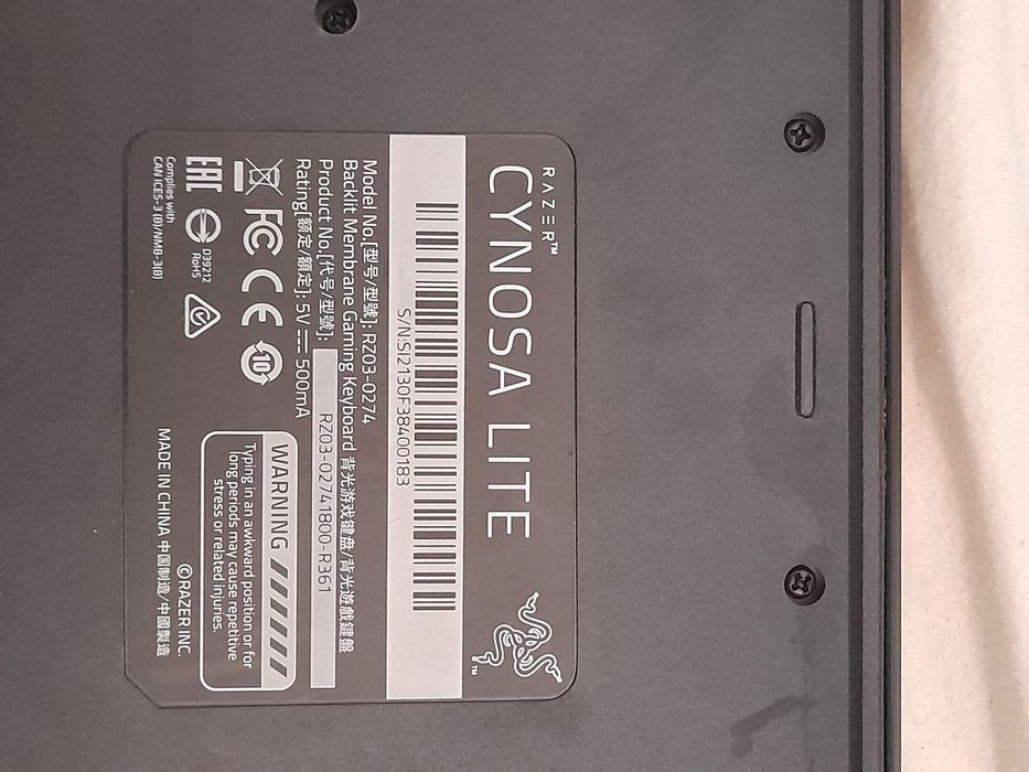 Teclados / 1_ razer a funcionar normalmente