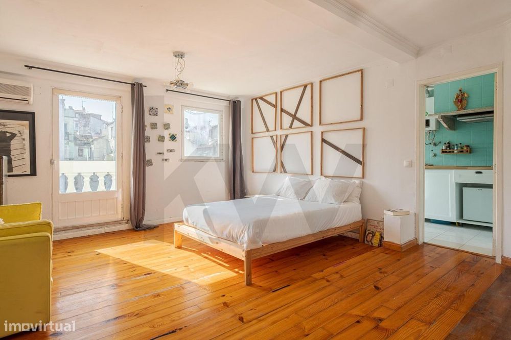 Um apartamento no coração de Lisboa. Dois espaços bonitos e independen