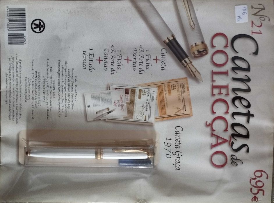 Canetas de aparo de coleção, novas