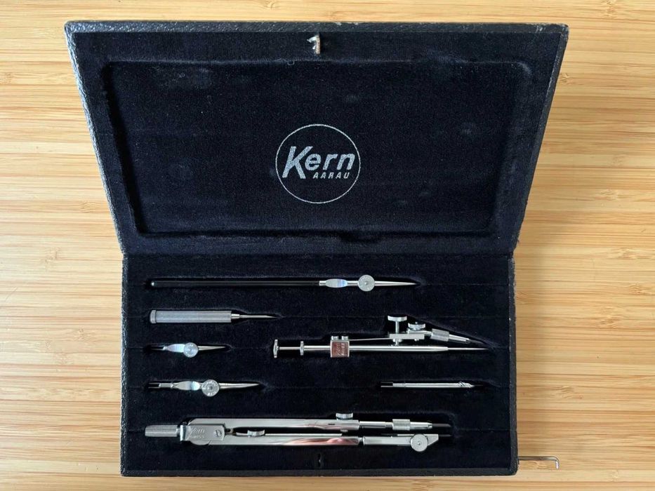 Estojo Desenho Técnico Kern Aarau C 111 Suíço
