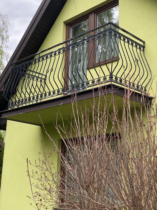Ocynkowana balustrada barierka na balkon