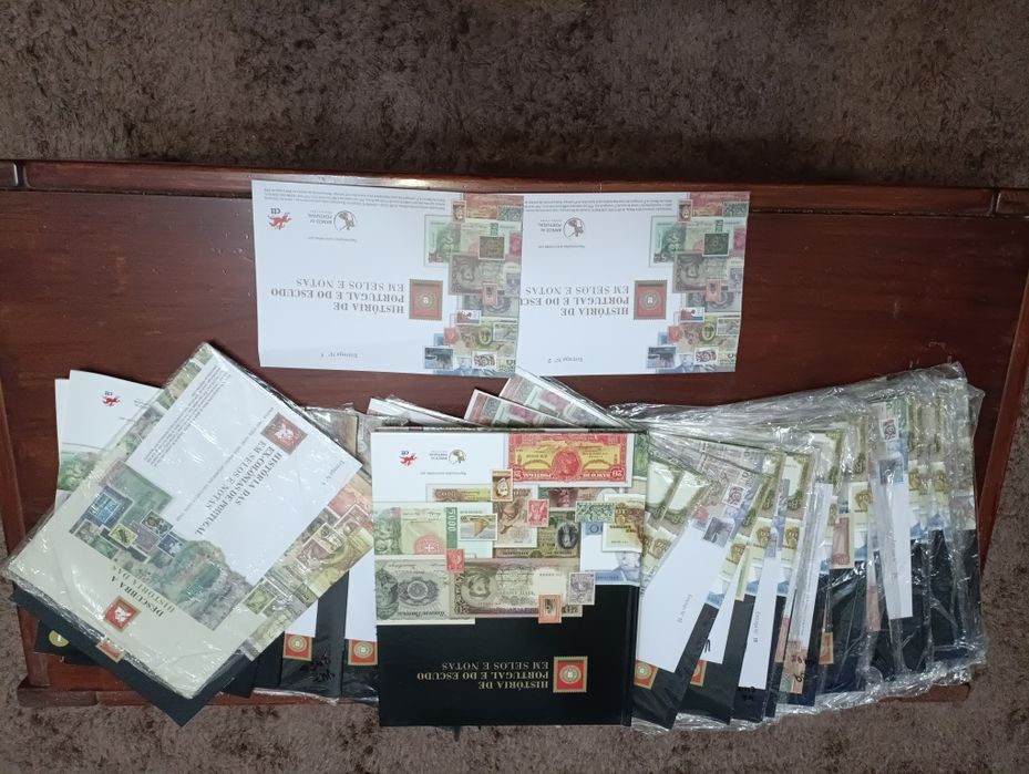 Colecção História de Portugal e do escudo em Selos e Notas. Negociável