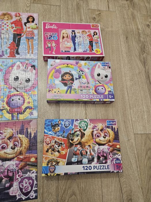 Zestaw puzzli  dla dzieci 5+