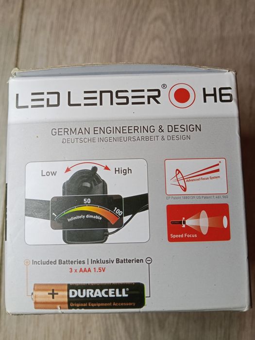 Ліхтар,фонарь налобный Led lenser H6R