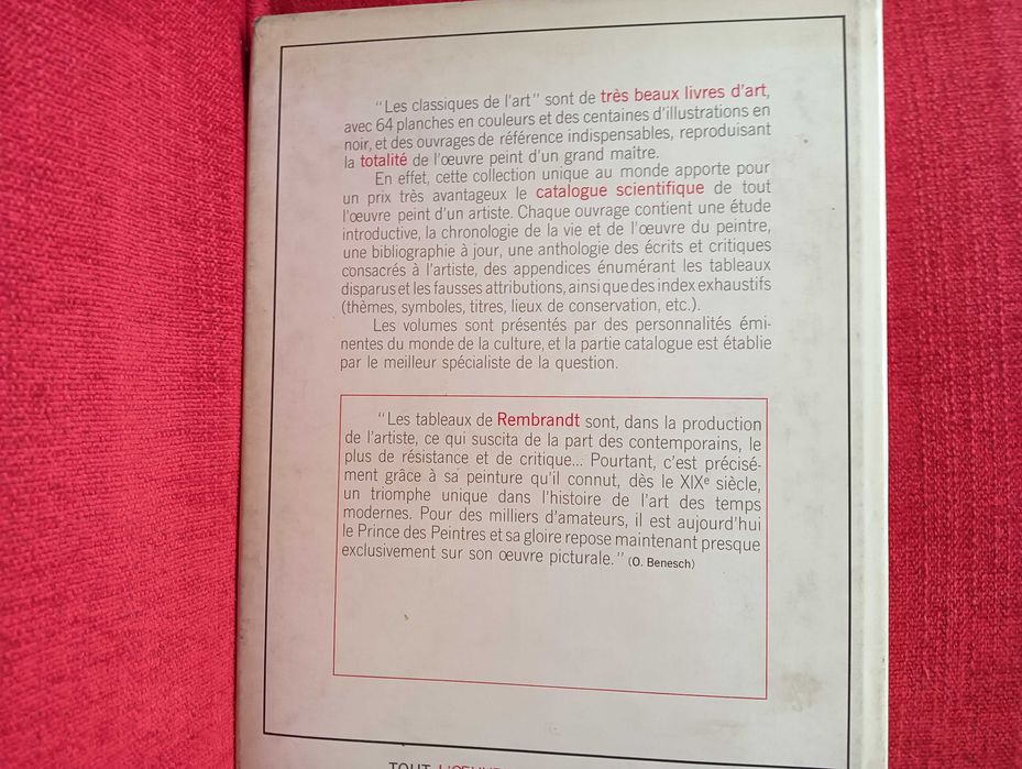 Todas as Obras Pintadas de Rembrandt - Flammarion