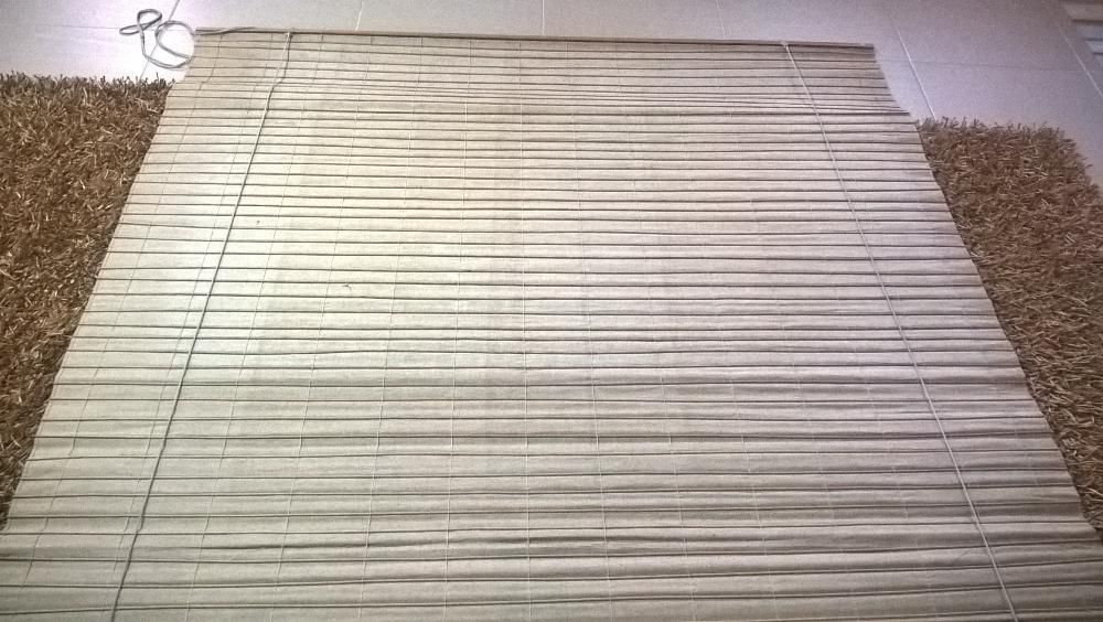 2 Cortinados tecido indiano de grande qualidade usados em bom estado