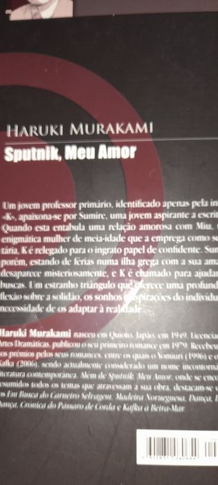 Livro sputnik meu amor de Haruki Murakami