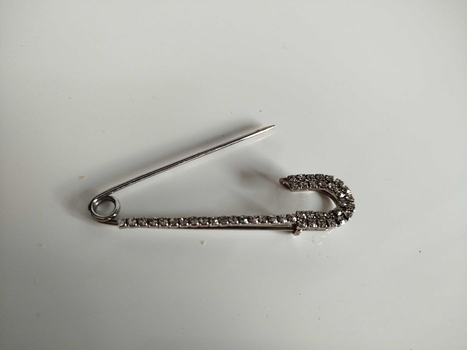 Kryształowe szpilki z kryształu górskiego Broszki Metalowy