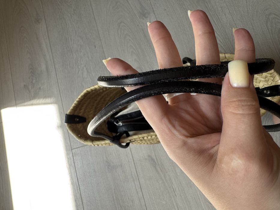 Сумка з рафіі Massimo Dutti