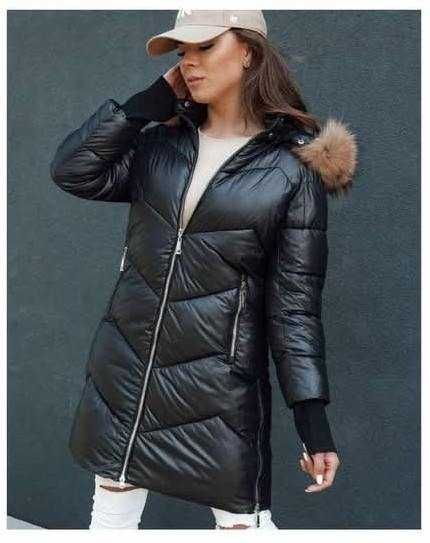 Kurtka zimowa r. S, czarna rabat 50% !!!