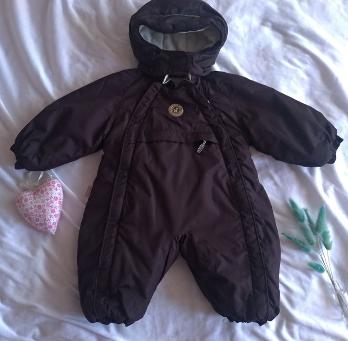 Детский демисезонный комбинезон весна/осень  с капюшюшоном