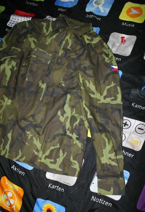 Військова сорочка чеської армії Czech Army M95 Woodland Camo Combat