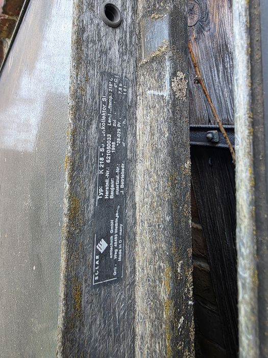 Kolektory słoneczne na Ciepła wode CWU 3 sztuki