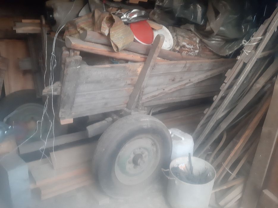 Wóz drewniany do ciągnika