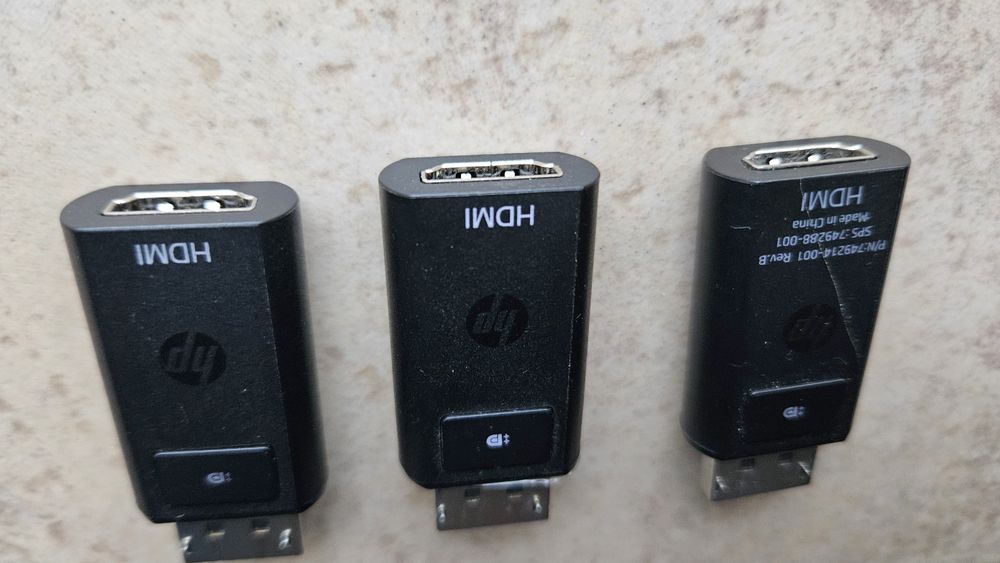 3 Adaptadores HP Displayport - HDMI