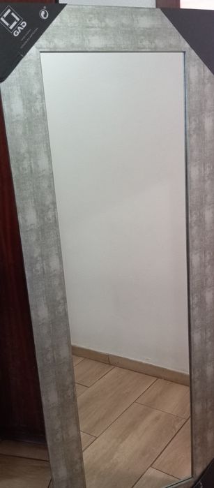 Mirror with gray frame64584765746178121