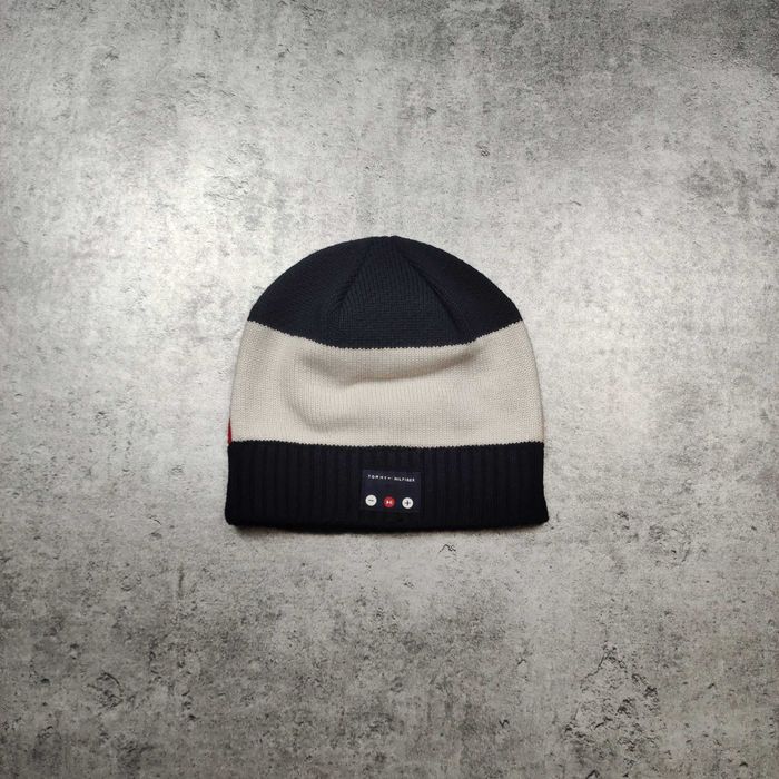 MĘSKA PREMIUM Czapa Zimowa Beanie Classic TH Tommy Hilfiger Casual