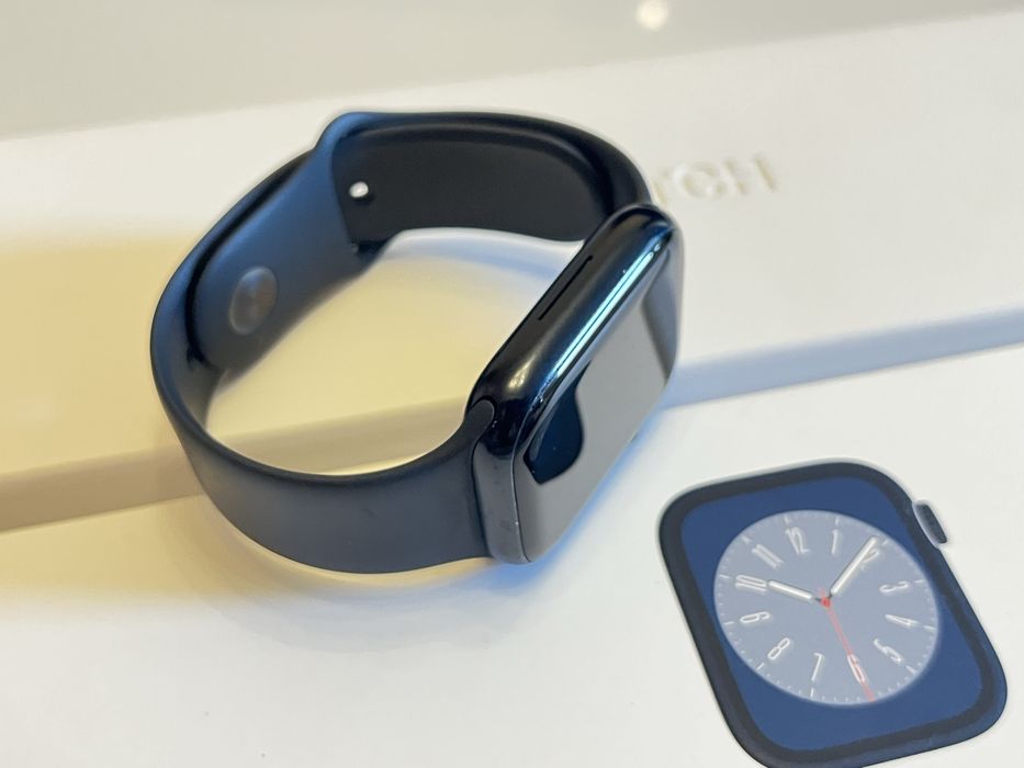 Apple Watch 8 Midnight Aluminum 45мм (годинник Епл Вотч 8)