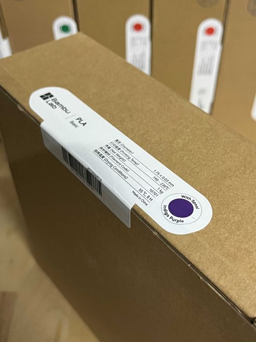 Filamento Bambu Lab PLA / PETG 1kg com Bobine – Novo a estrear