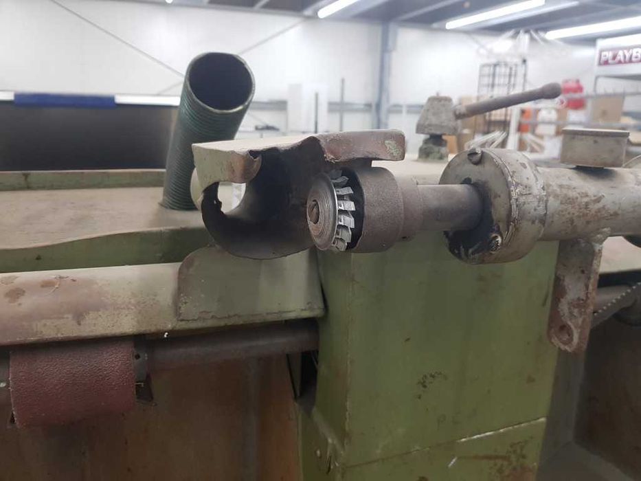 Lixadeira de 2 postos com fresa e aspiração trifásica