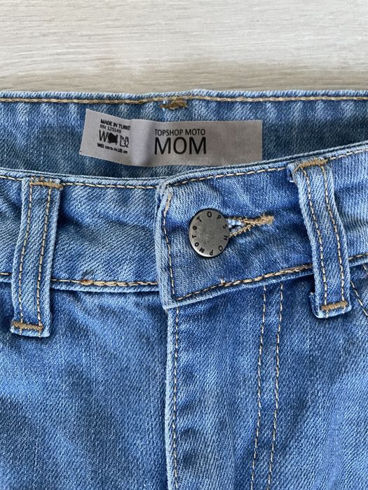 Джинсы мом рваные Topshop