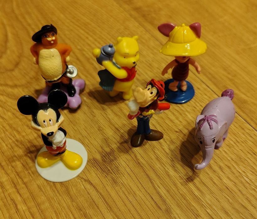 Disney Figurki zabawki Kinder kolekcjonerskie 6 szt.
