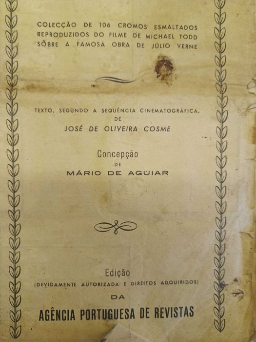 Coleção de cromos - A volta ao mundo em 80 dias