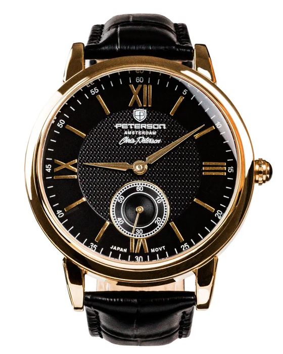 zegarek męski elegancki na pasku pudełko