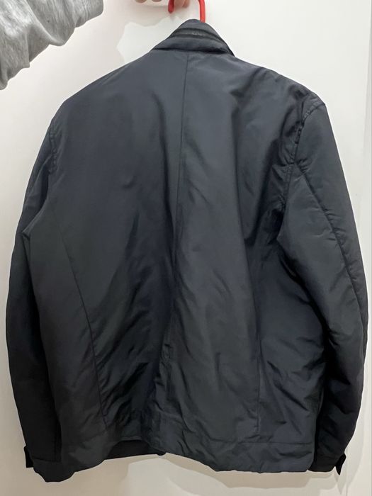 Blusão impermeável Massimo Dutti azul escuro