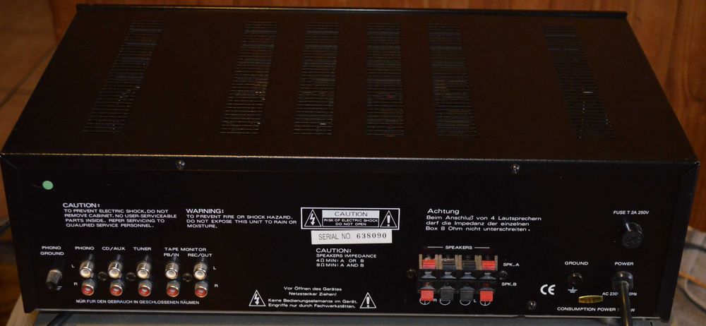 Wangine Renkforce HVA-8030 Wzmacniacz stereo TOP! wskaźniki wychyłowe