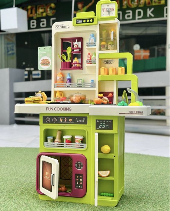 ‼️Розпродаж‼️ Дитяча кухня з водою і парою детская кухня с водой