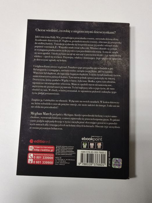 Książka kasa i perwersje Meghan march