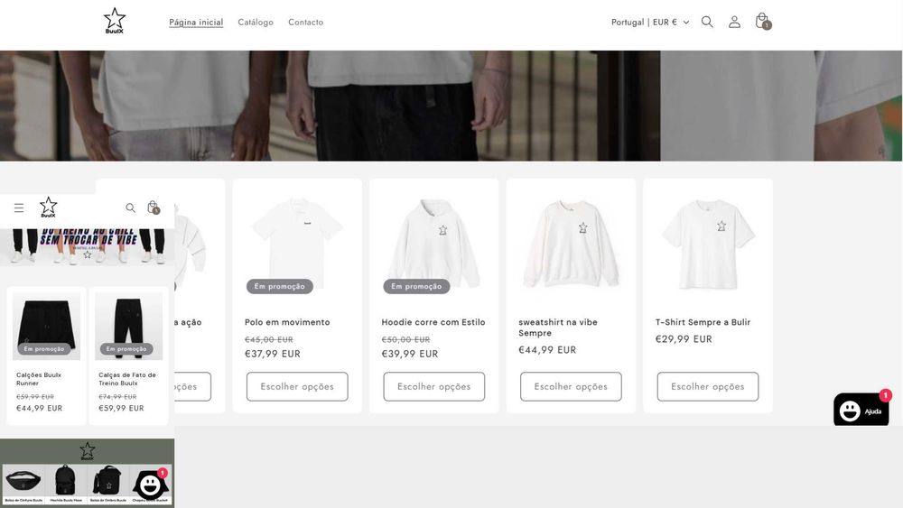 Criação de Sites Profissionais 200€