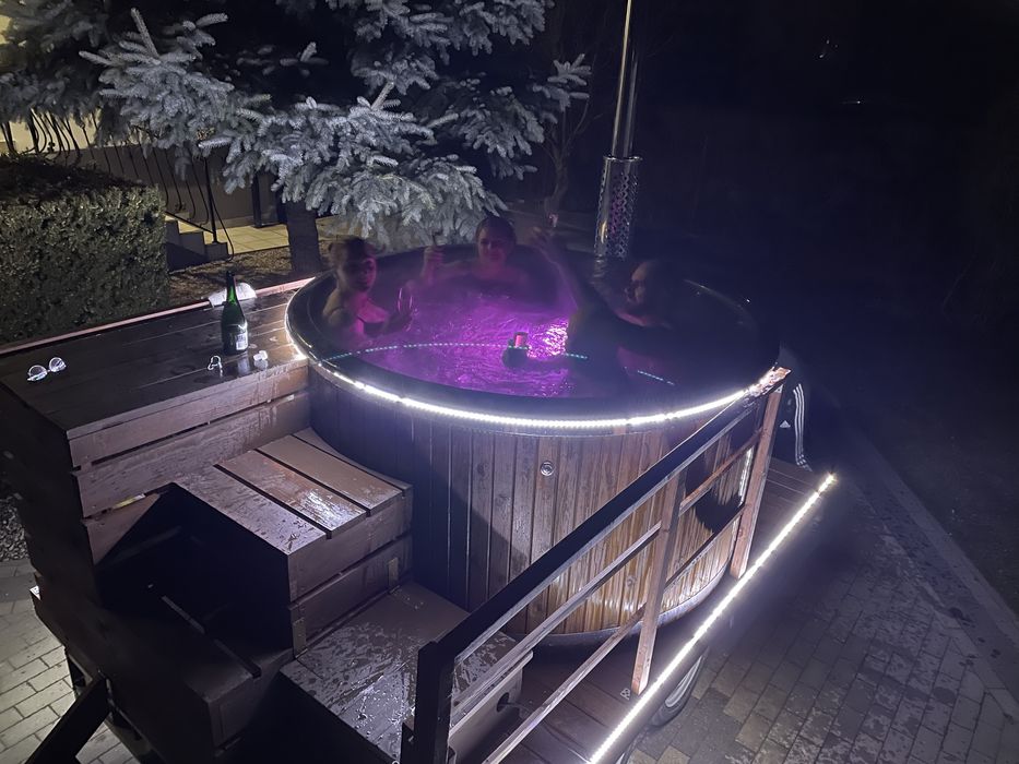 Mobilna Balia SPA Ruska Bania Jacuzzi na kołach wynajem