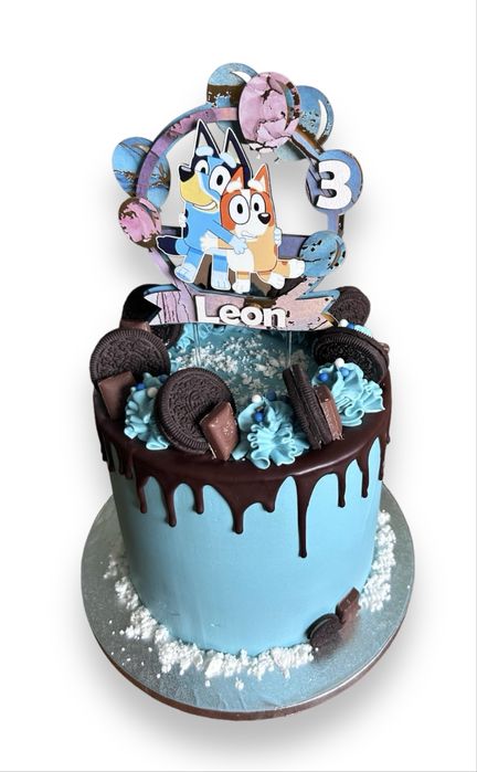 Ozdoba na tort Bing lub Bluey