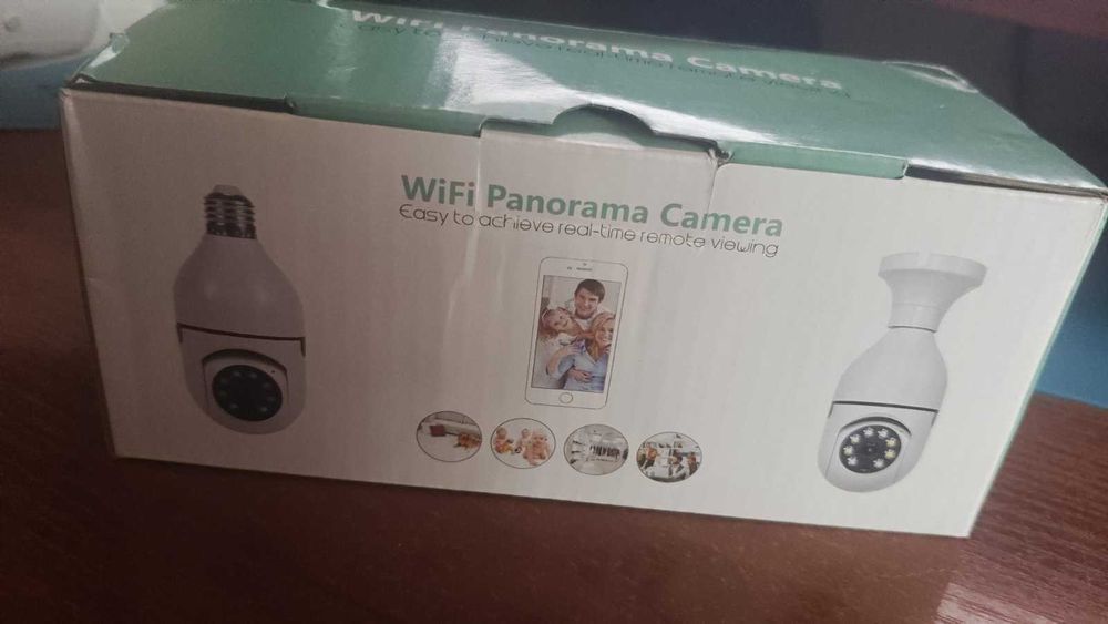 Wi-Fi IP-камера camera, живлення - патрон E27. нова