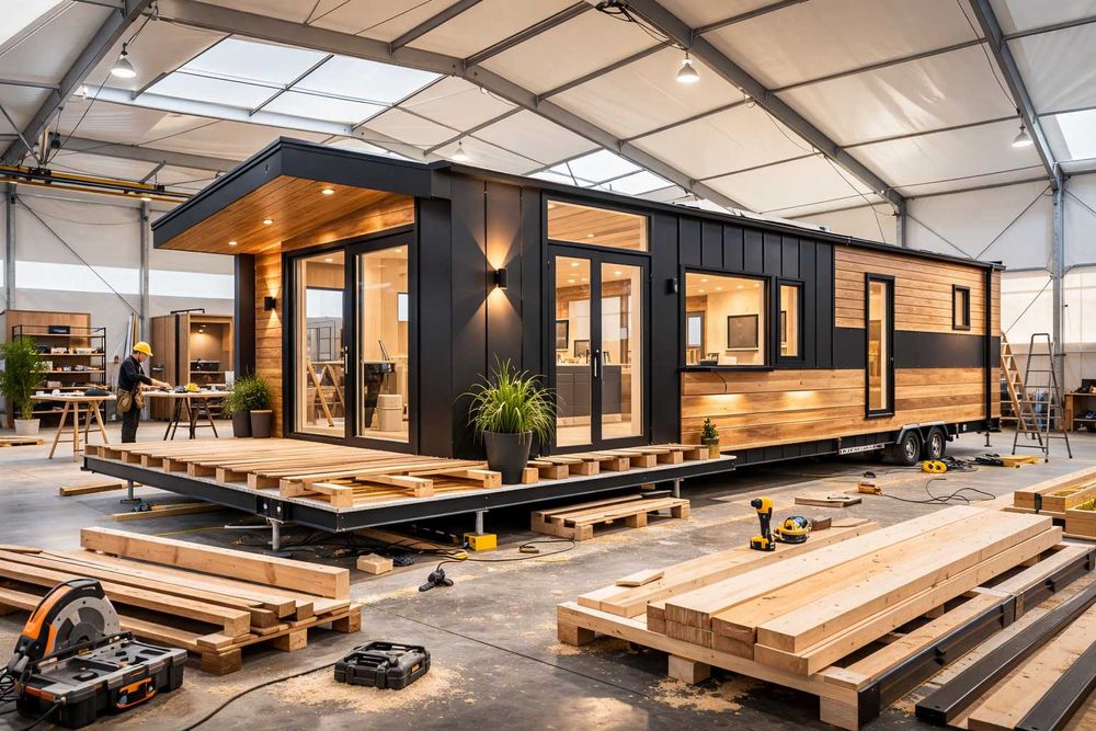 Domek Modułowy 36M2 DOMEK MOBILNY całoroczny SUPER CENA! stan Basic