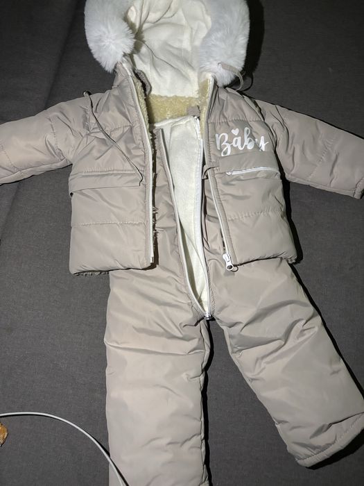 Детский зимний комбинезон(очень теплый )