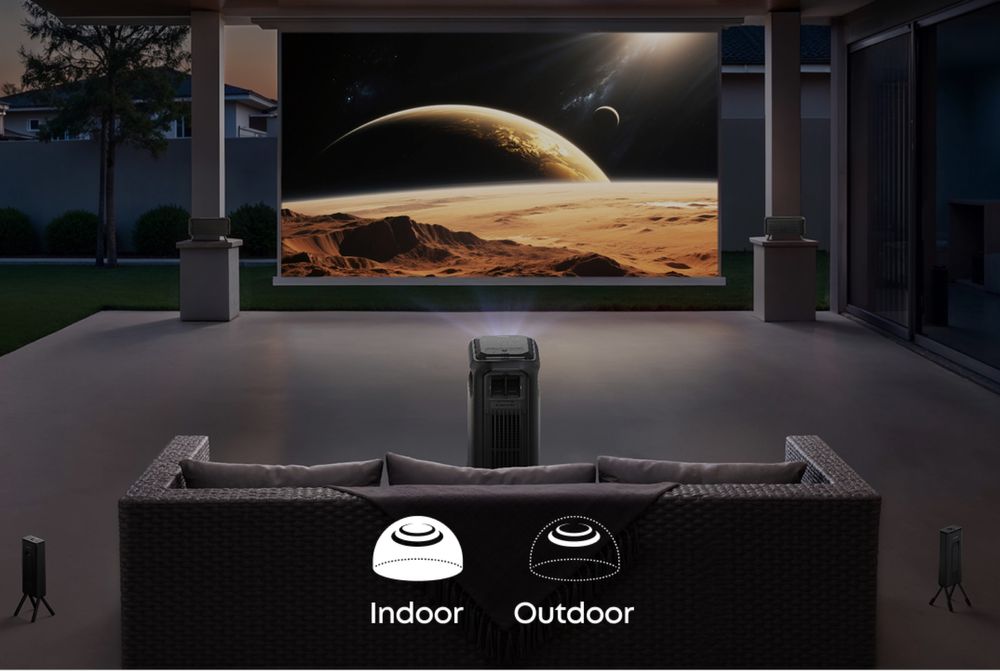 Projektor Nebula X1 Pro 4K  +ekran 200” – Kino plenerowe / Dolby Atmos