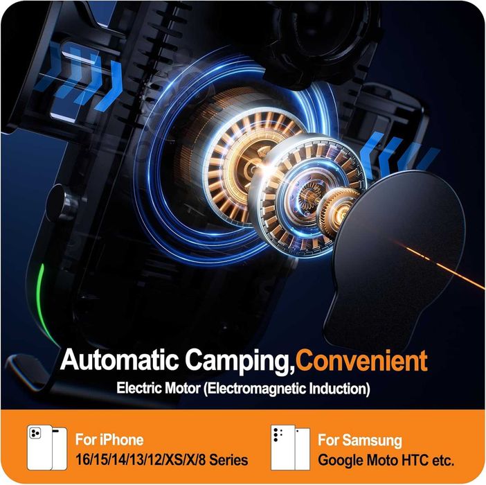 Auckly 15 W Qi ładowarka indukcyjna samochodowa