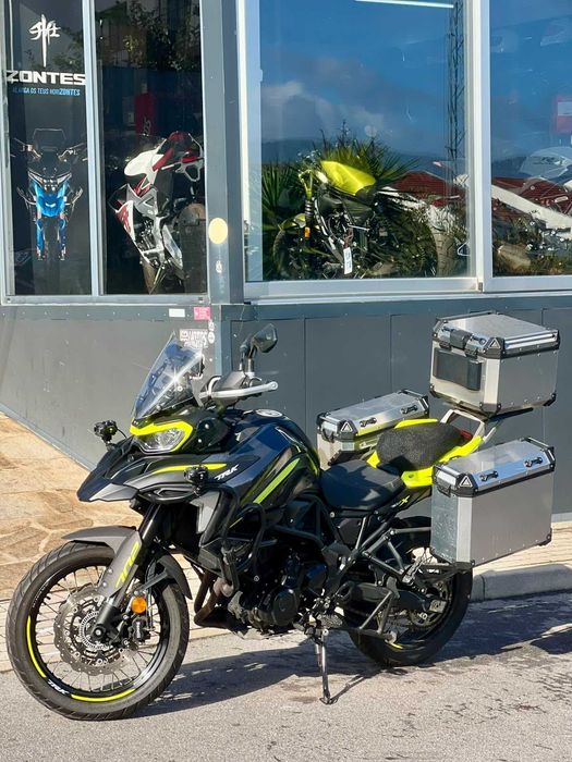 Benelli TRK 702 X Oportunidade Usado – Full Extras, Cinza/Amarelo – GGMOTOS