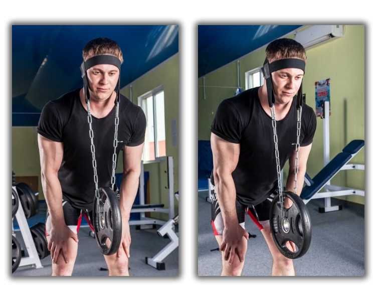 Упряж для шиї, тренажер для тренування м'язів шиї (Тренажер для шеи)