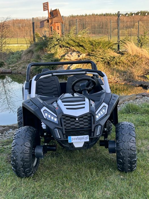 Ogromny Buggy Auto na akumulator dla 2 dzieci 4X200W 24V 14Ah 4X4 LED