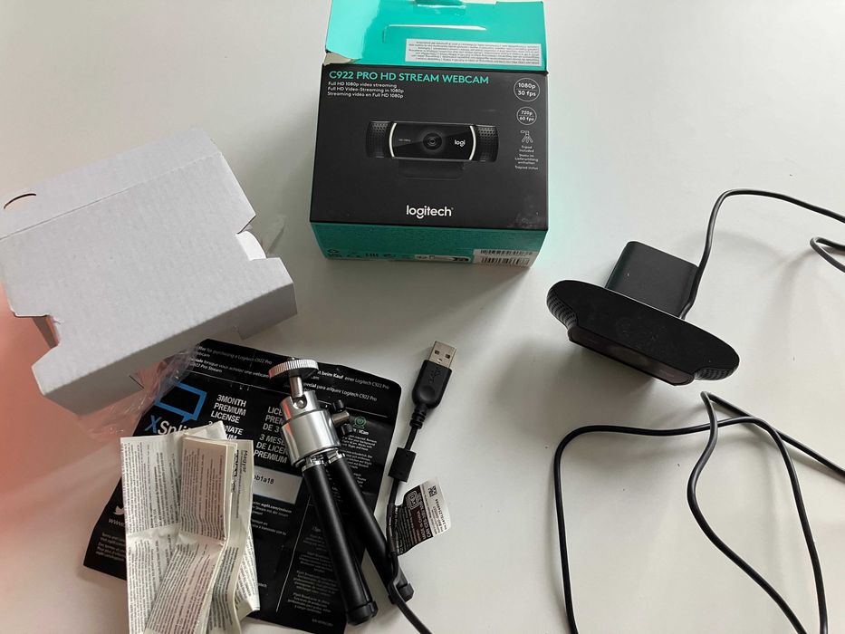 ZESTAW Słuchawki SteelSeries Arctis Nova 1 + Kamera Logitech C922 Pro